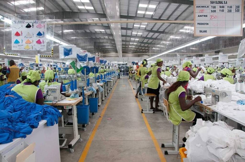 Une usine au Parc industriel de Caracol